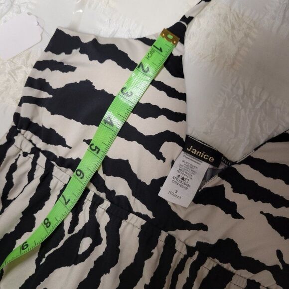 Zebra Print Halter Maxi Dress Size S   Size L - Picture 11 of 16